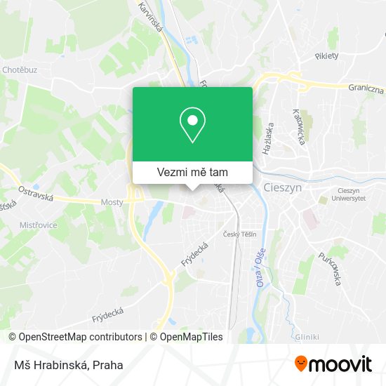 Mš Hrabinská mapa