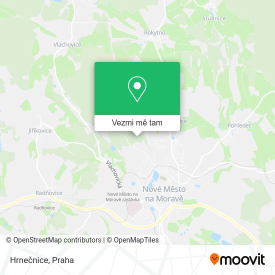 Hrnečnice mapa