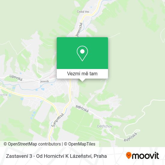 Zastavení 3 - Od Hornictví K Lázeňství mapa