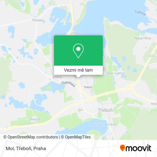 Mol, Třeboň mapa