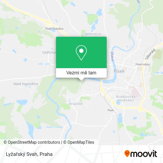 Lyžařský Svah mapa