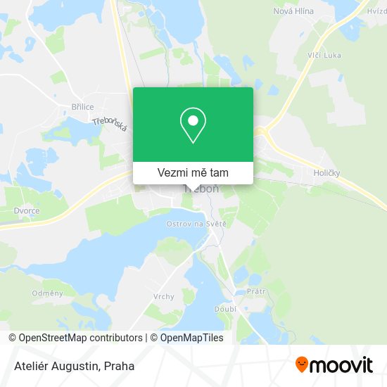 Ateliér Augustin mapa