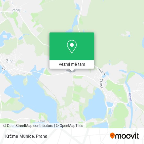 Krčma Munice mapa