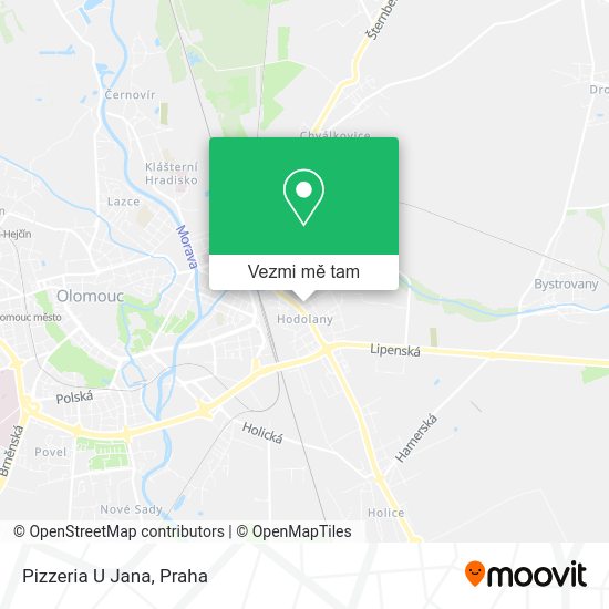 Pizzeria U Jana mapa