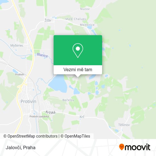 Jalovčí mapa