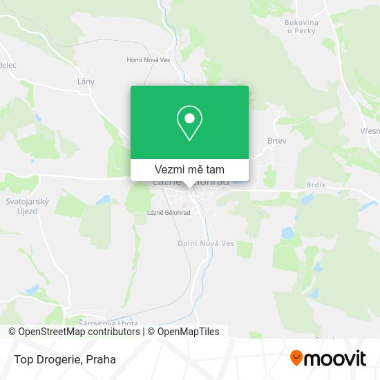 Top Drogerie mapa