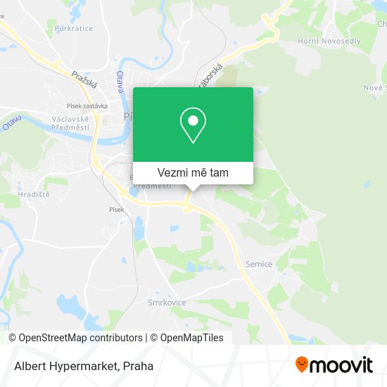 Albert Hypermarket mapa