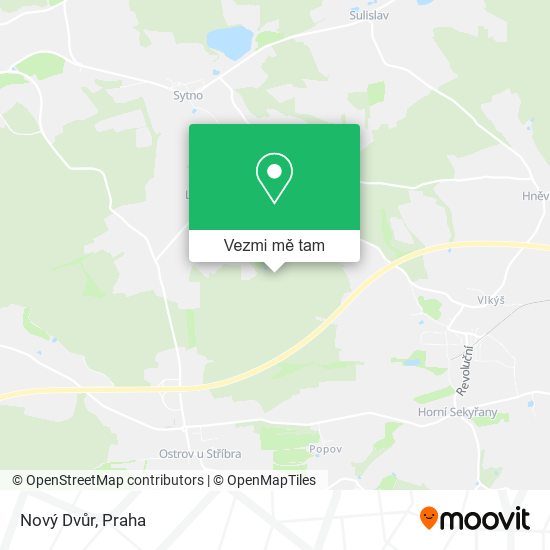 Nový Dvůr mapa