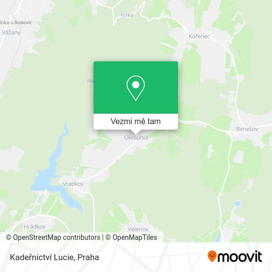 Kadeřnictví Lucie mapa