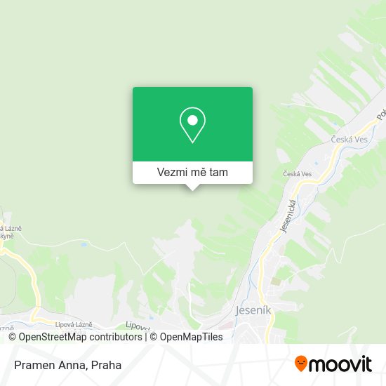 Pramen Anna mapa