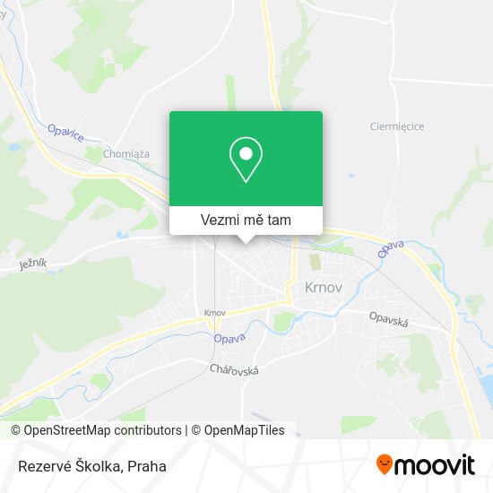 Rezervé Školka mapa