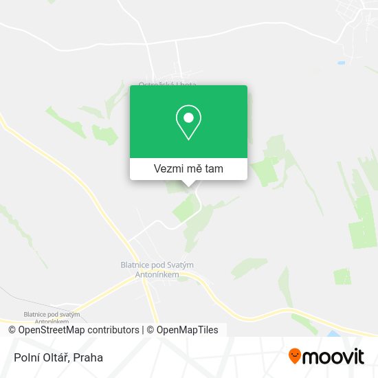 Polní Oltář mapa