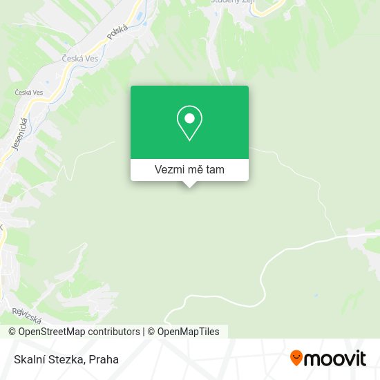 Skalní Stezka mapa