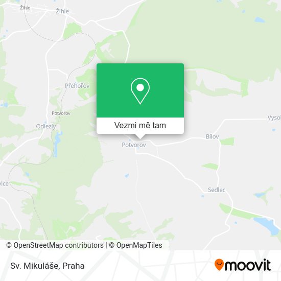 Sv. Mikuláše mapa