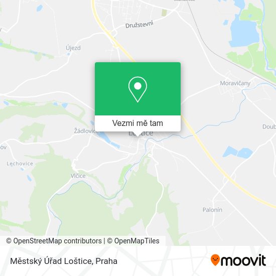 Městský Úřad Loštice mapa