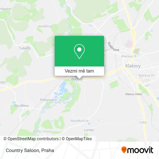 Country Saloon mapa