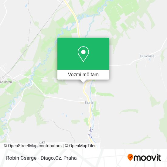 Robin Cserge - Diago.Cz mapa