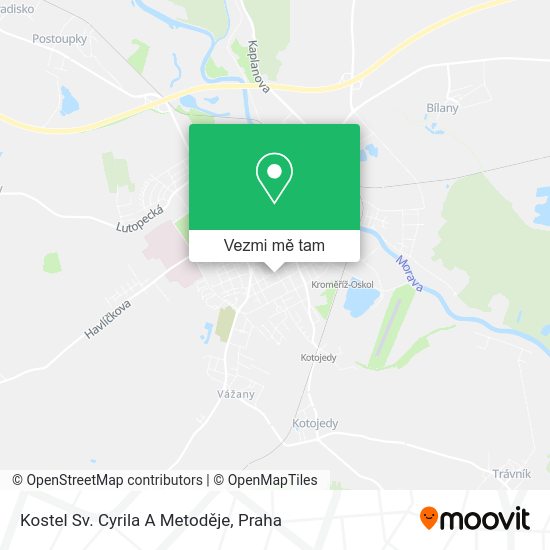 Kostel Sv. Cyrila A Metoděje mapa