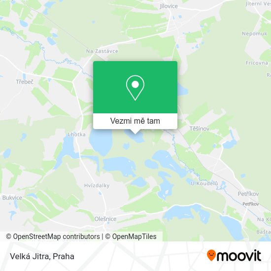 Velká Jitra mapa