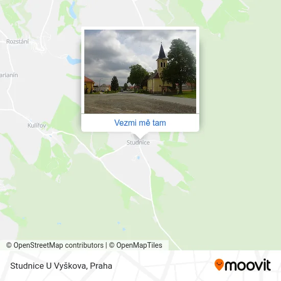 Studnice U Vyškova mapa