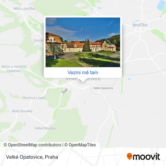Velké Opatovice mapa