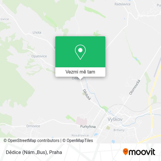 Dědice (Nám.,Bus) mapa