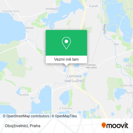 Obojživelníci mapa