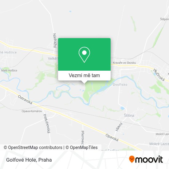 Golfové Hole mapa