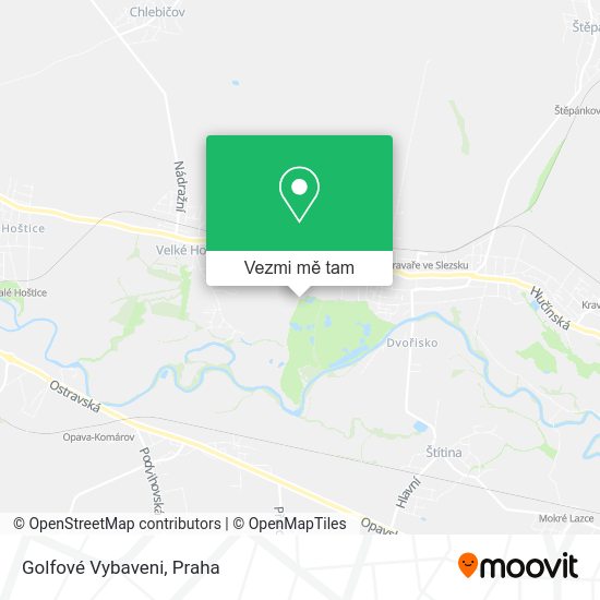 Golfové Vybaveni mapa