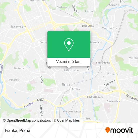 Ivanka mapa