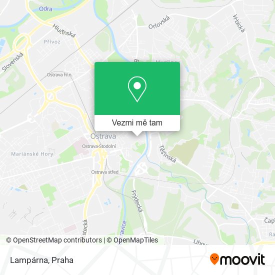 Lampárna mapa