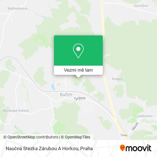 Naučná Stezka Zárubou A Horkou mapa