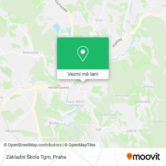 Základní Škola Tgm mapa