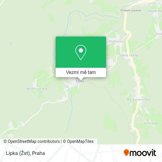 Lipka (Žst) mapa