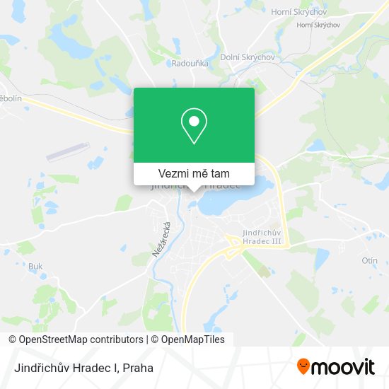 Jindřichův Hradec I mapa