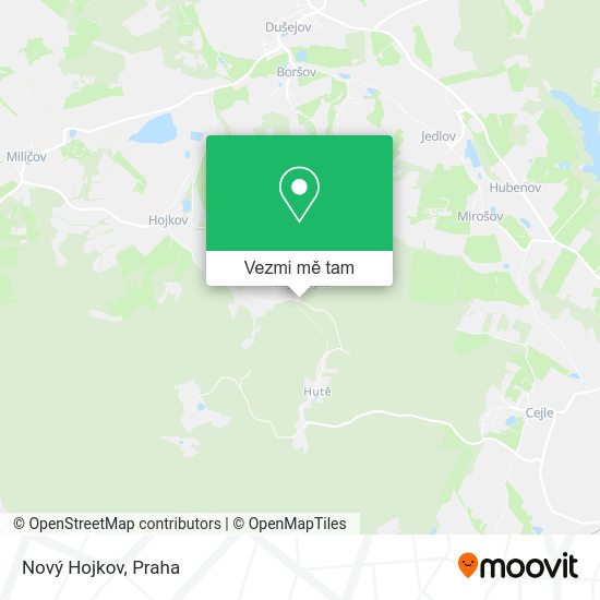 Nový Hojkov mapa