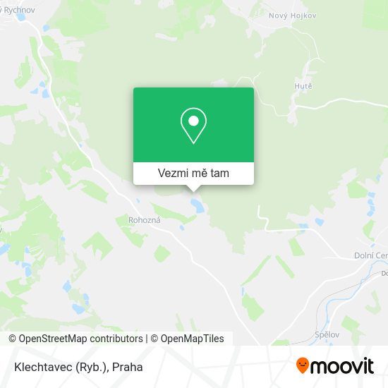 Klechtavec (Ryb.) mapa