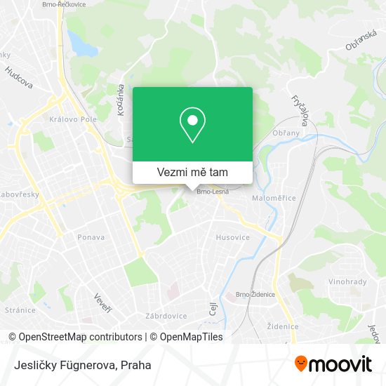 Jesličky Fügnerova mapa