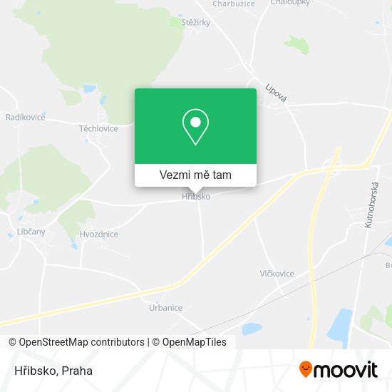 Hřibsko mapa