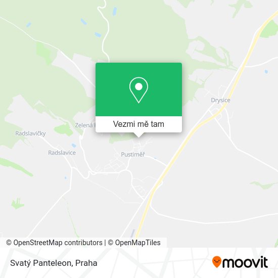 Svatý Panteleon mapa