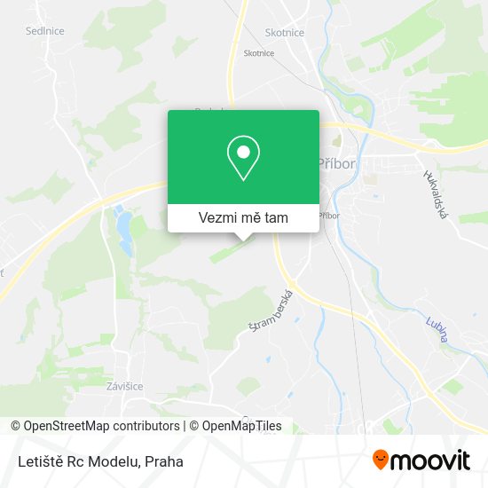 Letiště Rc Modelu mapa
