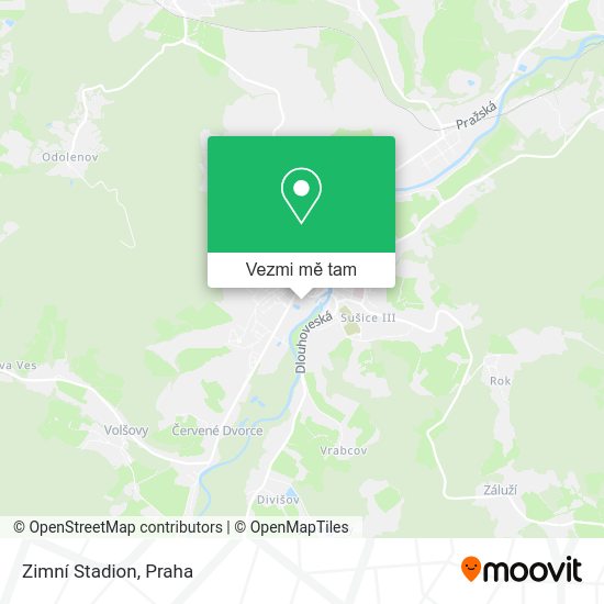 Zimní Stadion mapa