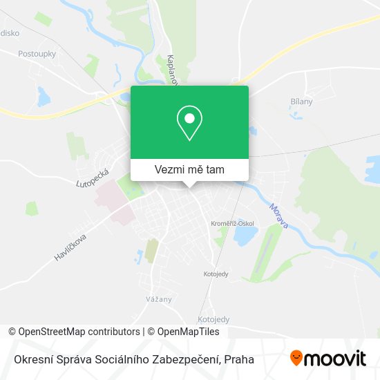 Okresní Správa Sociálního Zabezpečení mapa