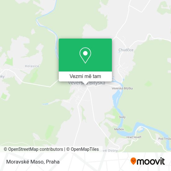 Moravské Maso mapa