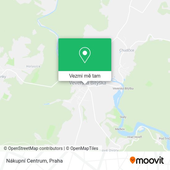 Nákupní Centrum mapa