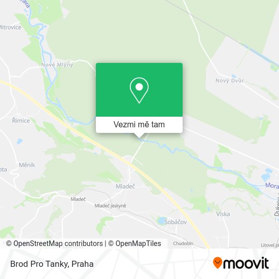 Brod Pro Tanky mapa