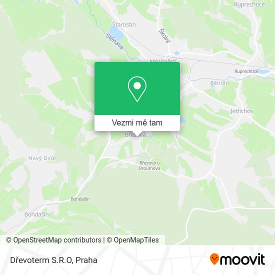 Dřevoterm S.R.O mapa