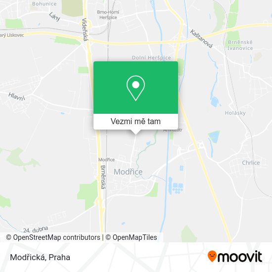 Modřická mapa
