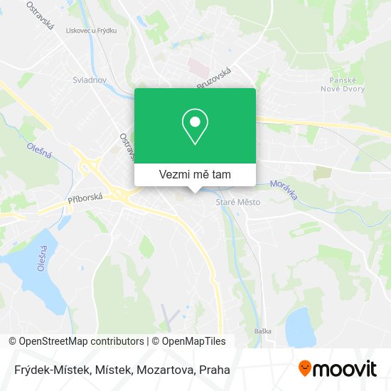 Frýdek-Místek, Místek, Mozartova mapa