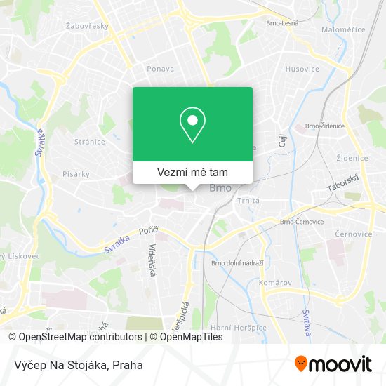 Výčep Na Stojáka mapa